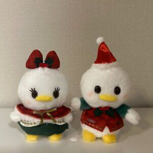 LIMITED EDITION 2025 Japan Tokyo Disney Set of 2 Urupocha Christmas Plush Toys🎄